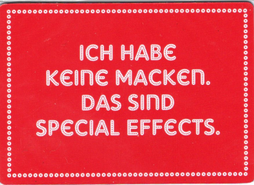 "Special Effects" Kühlschrank-Magnet, Größe: 5,3x7,5 cm